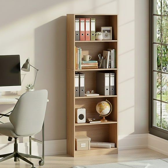 Cambridge 5 Tier Extra Large Bookcase