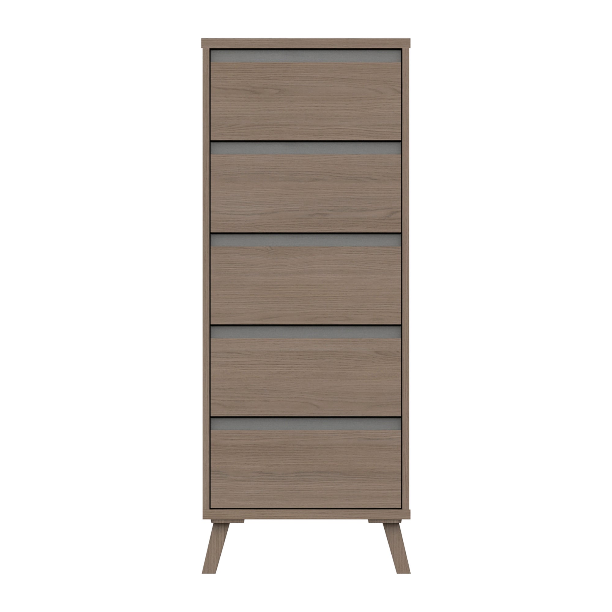Jenson 5 Drawer Tallboy Grey