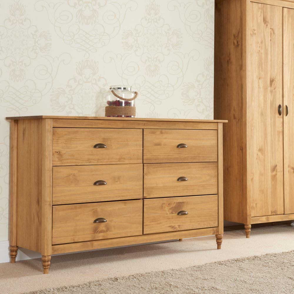Pembroke Pine 6 Drawer Chest