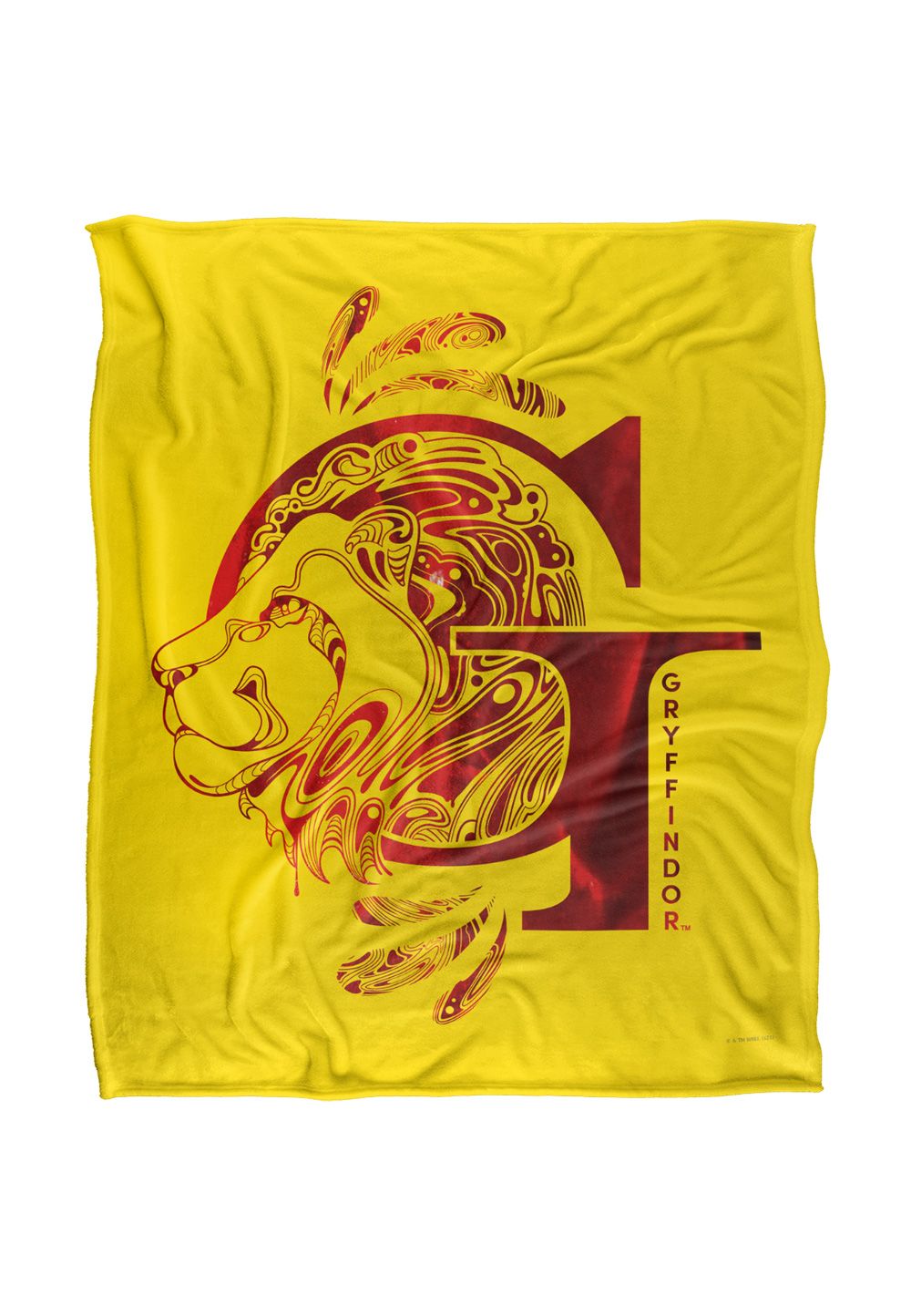 Harry Potter Gryffindor G Logo Officially Licensed Silky Touch Super Soft Throw Blanket 152x127 cm in White