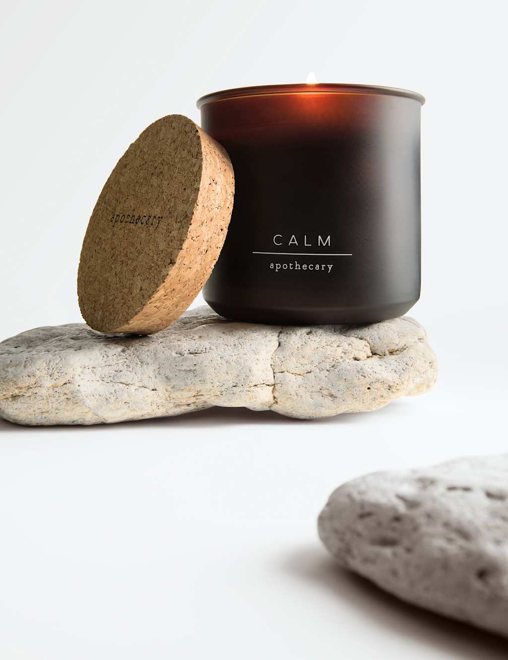 Apothecary Calm Refillable Scented Candle Amber