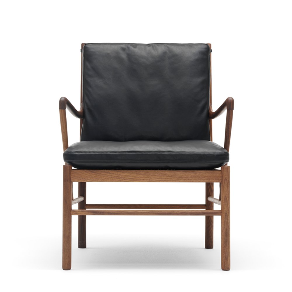 Carl Hansen & Søn OW149 Colonial armchair Walnut Oil / Leather Thor 301