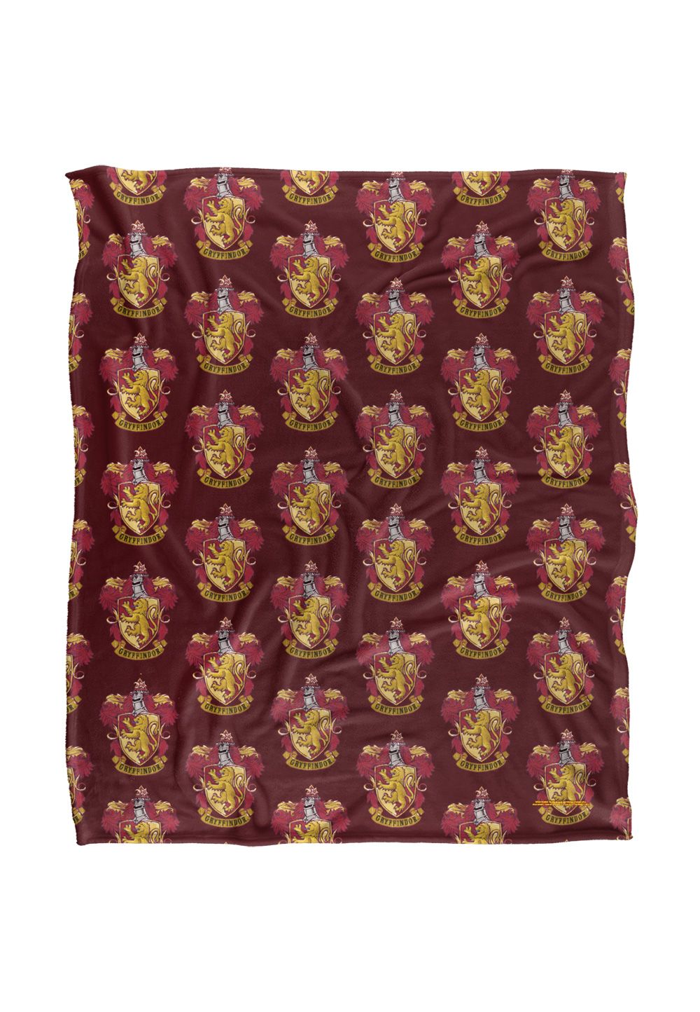Harry Potter Gryffindor Crest 2 Officially Licensed Silky Touch Super Soft Throw Blanket 152x127 cm in White