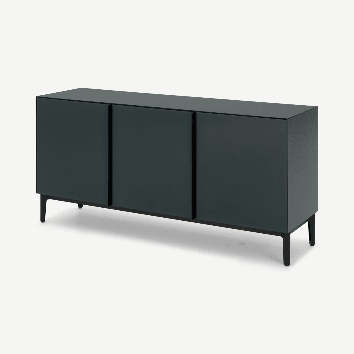 Silas Sideboard, Midnight Grey Glass