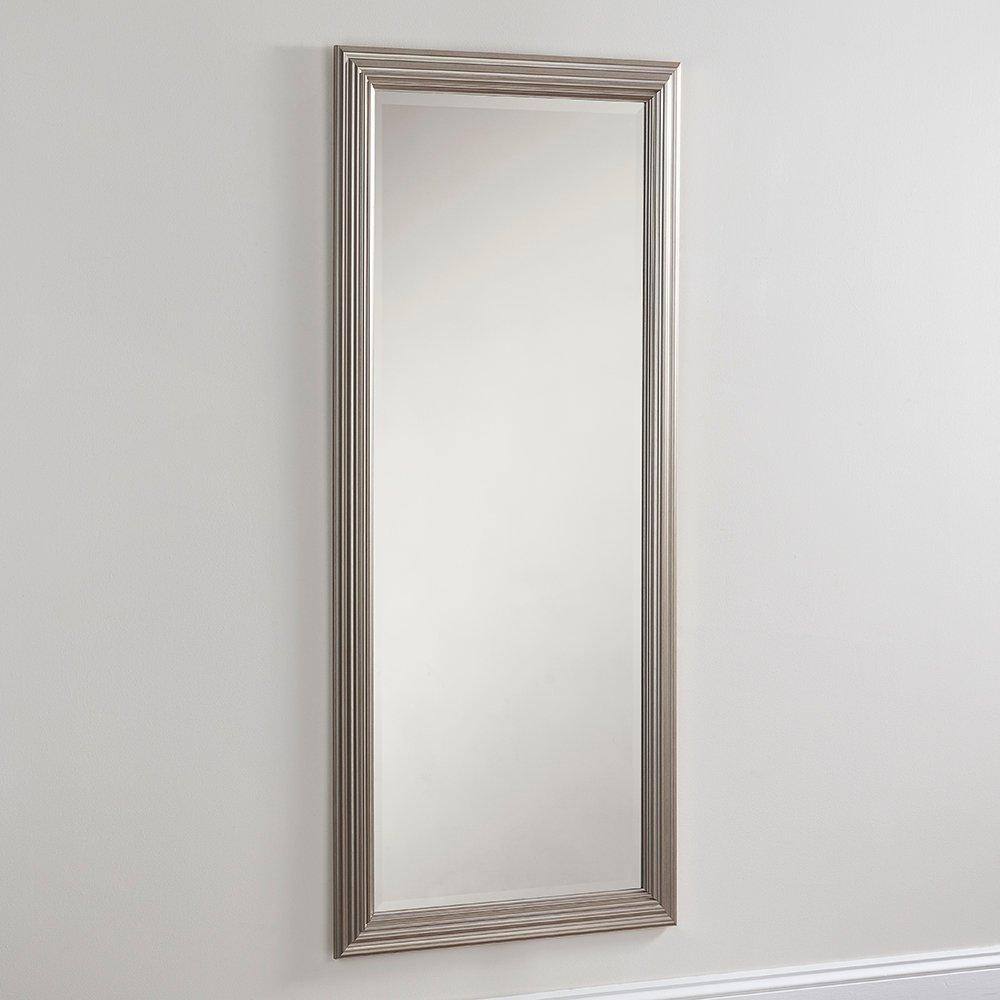 Yearn Mirrors Silvery Champagne Full Length Mirror 166.5x75cm in Silver