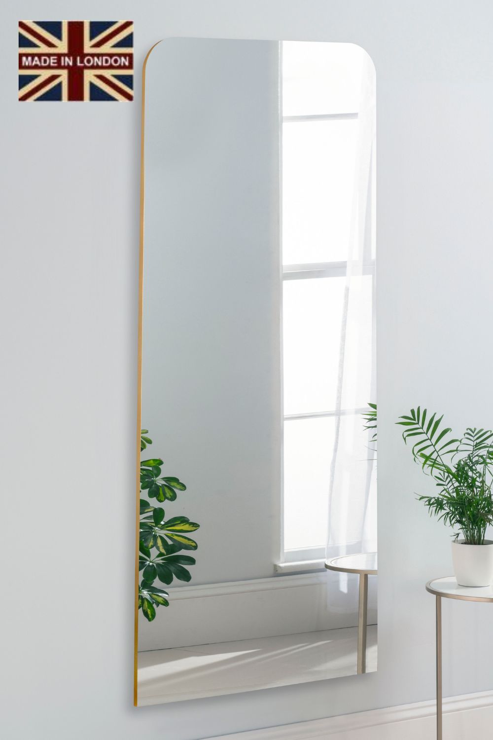Yearn Mirrors Radius Large Mirror in Gold