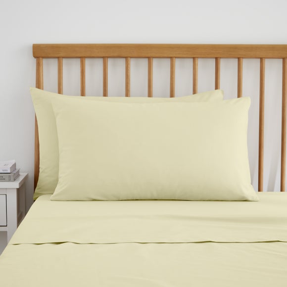 Pure Cotton Standard Pillowcase Pair