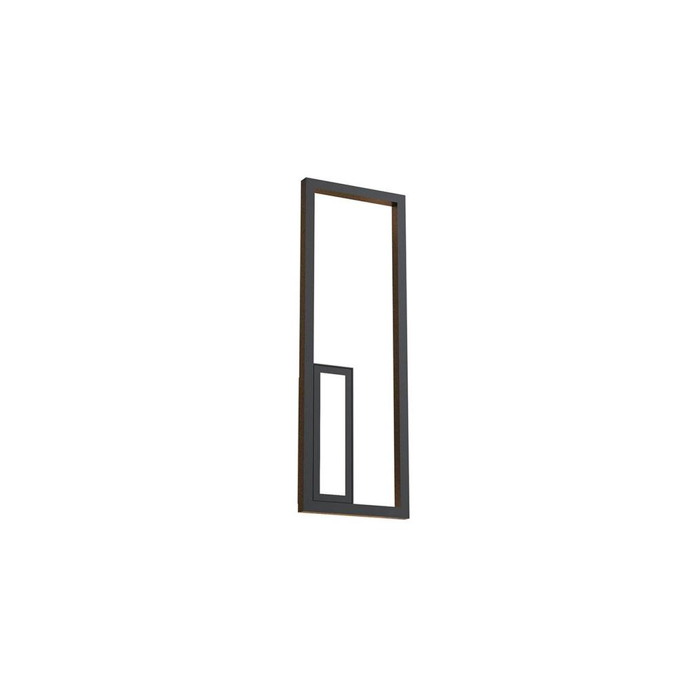 Netlighting Boutique Rectangle Wall Lamp 21W LED 3000K 1130lm Black 3yrs Warranty