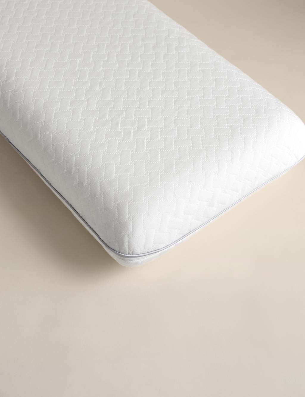 M&S Memory Foam Firm Cooling Side Sleeper Pillow White