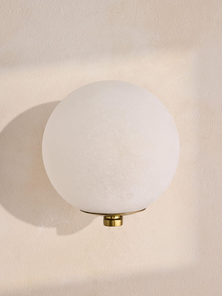 Eleni Wall Light, Salt Blasted