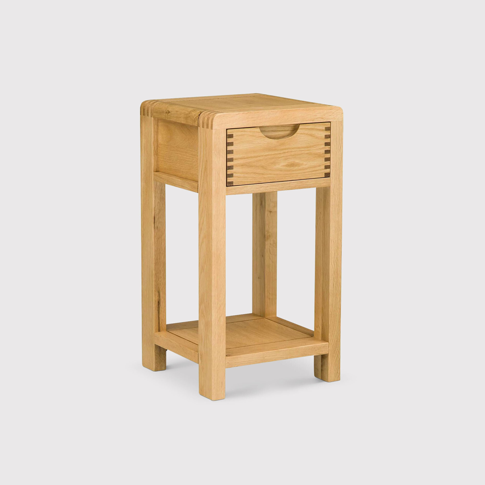Ercol Bosco Compact Side Table, Brown Oak | Barker & Stonehouse
