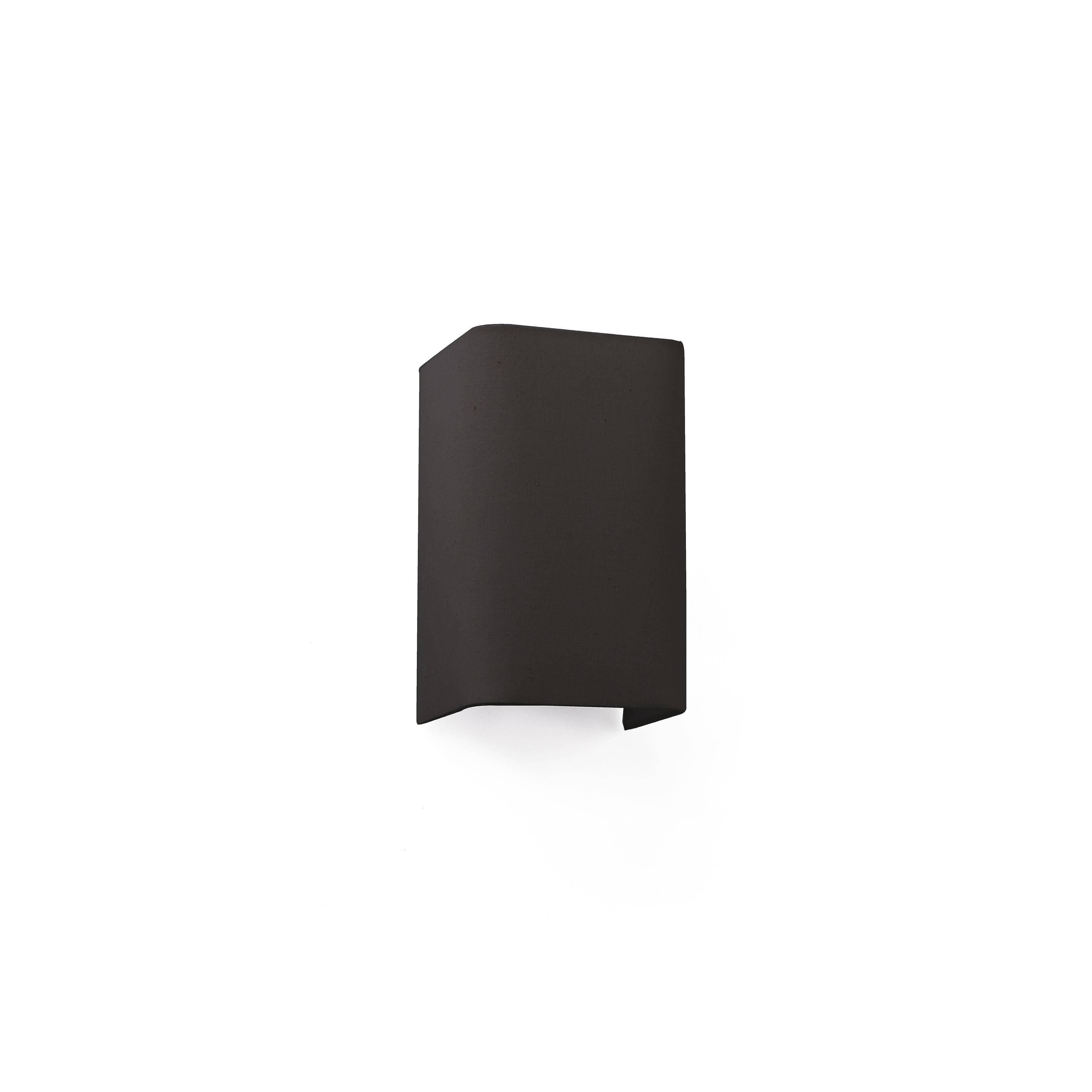 Netlighting Cotton Black Square Wall Light 200x 125x 105 1x E27
