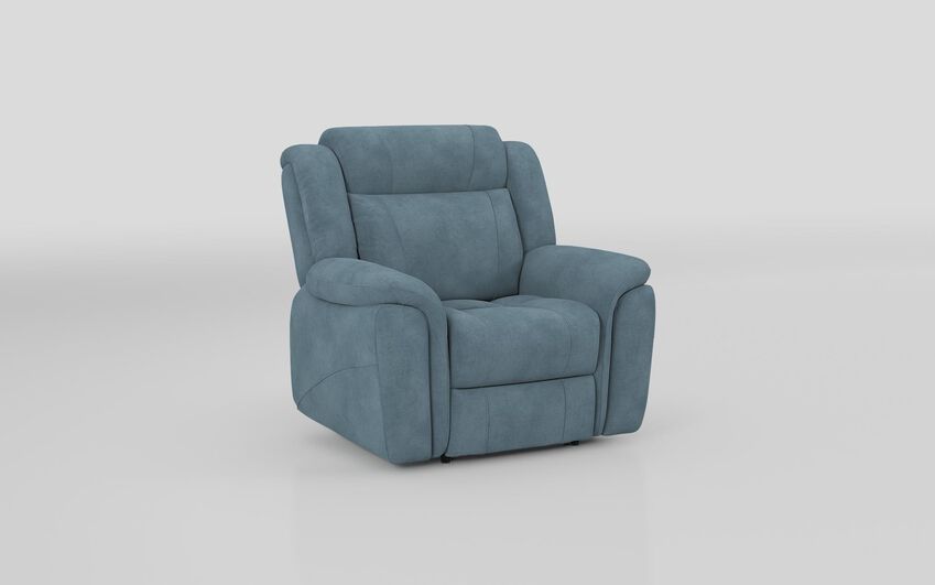 Blue Fabric Elland Armchair