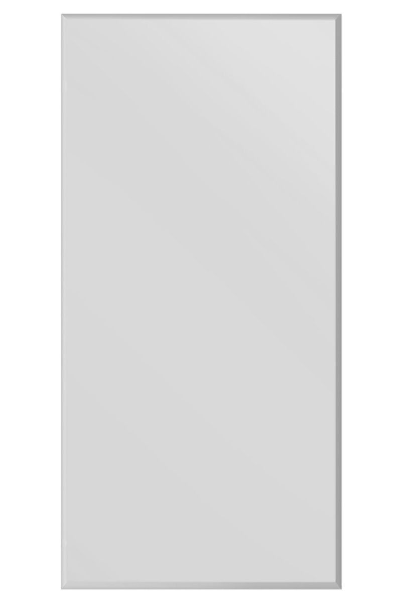 MirrorOutlet All Glass Modern Bevelled Wall or Leaner Mirror 59" X 24" (150x60CM) in Silver 2