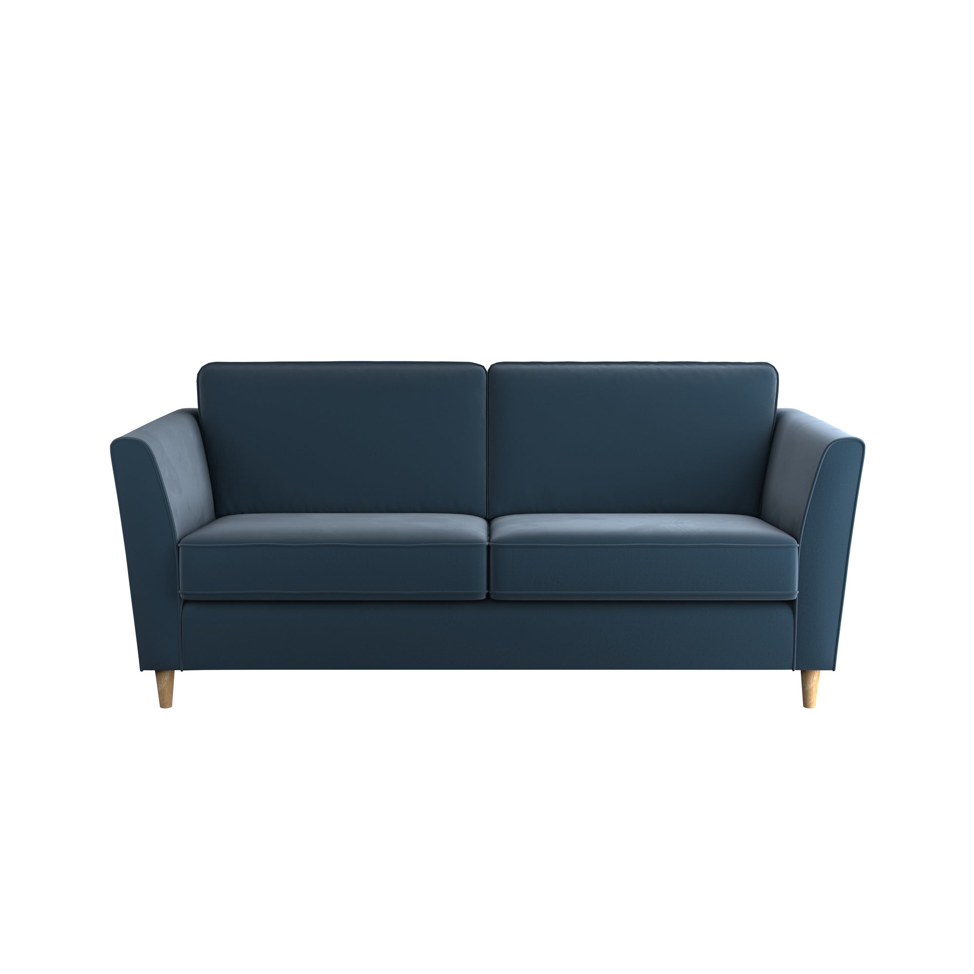 Greenwich Velvet 3 Seater Sofa Ink (Blue)