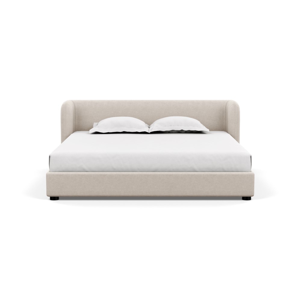Heal's Group Bed Super King Texture Limestone