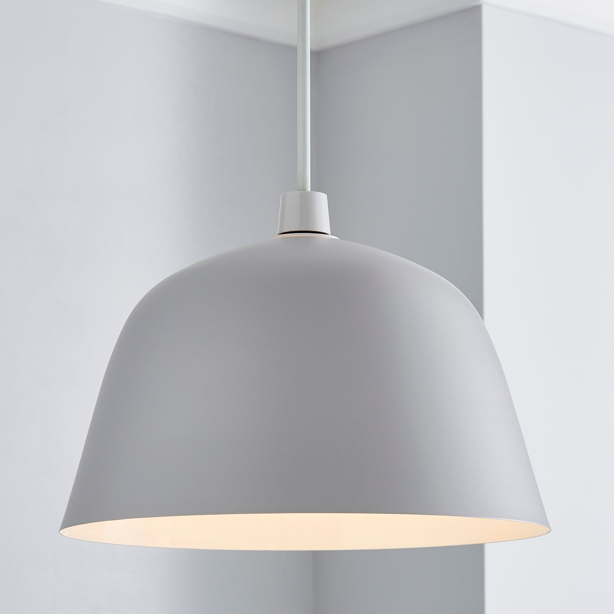 Alba Easy Fit Pendant Grey