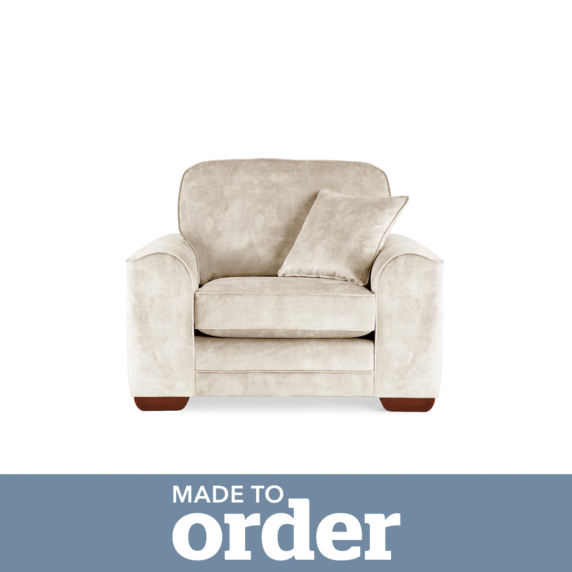 Morello Armchair Slub Velvet Beige