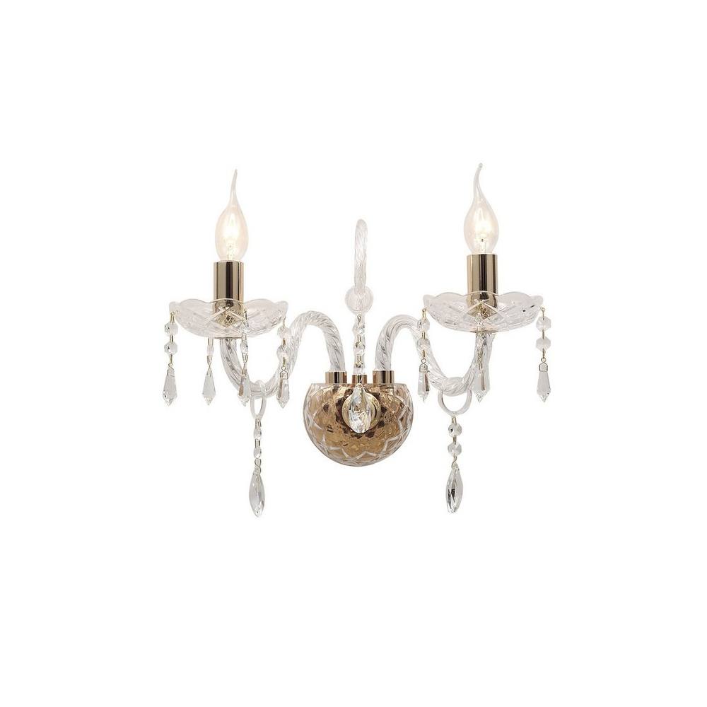 Netlighting MONALISA Wall Light Gold Crystal 40x34x18cm