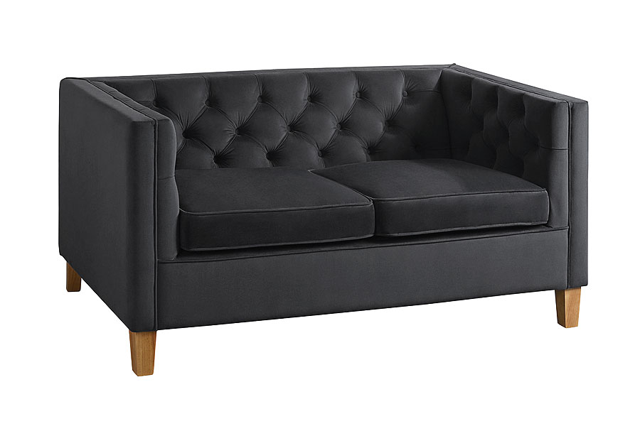 Miasto 2 Seater Sofa Storm Grey Velvet