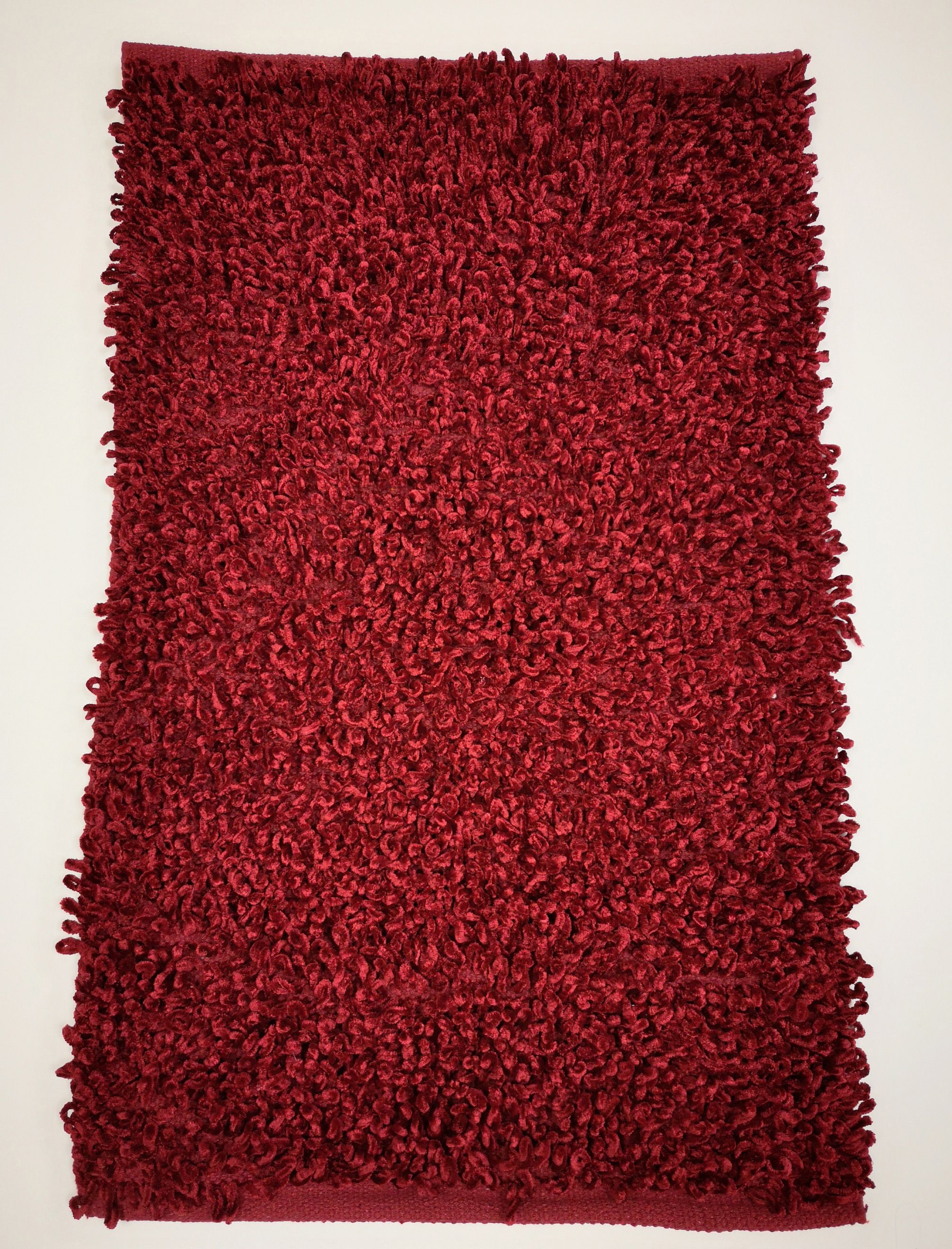 Rapport Home Oxford Shaggy Rug (55x85 cm) in Wine