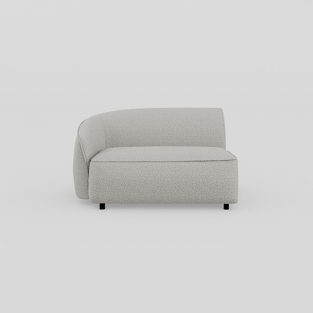 Heal's Aurelie Large Corner Module LHF Chunky Boucle Ecru