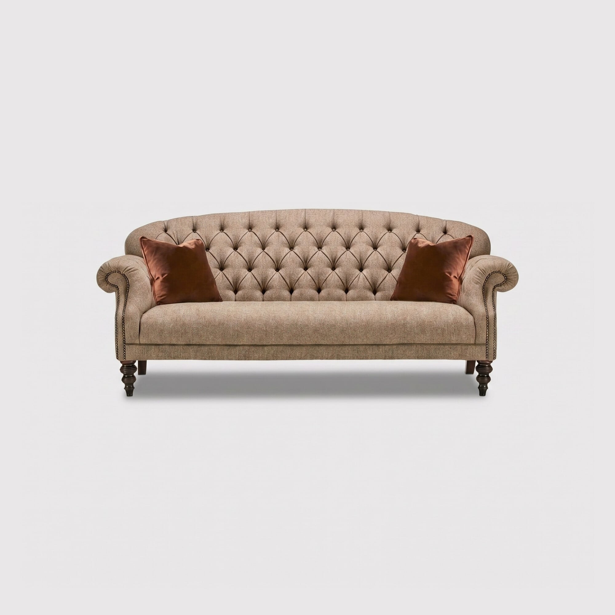 Tetrad Arbroath Midi Sofa, Brown Fabric | Barker & Stonehouse