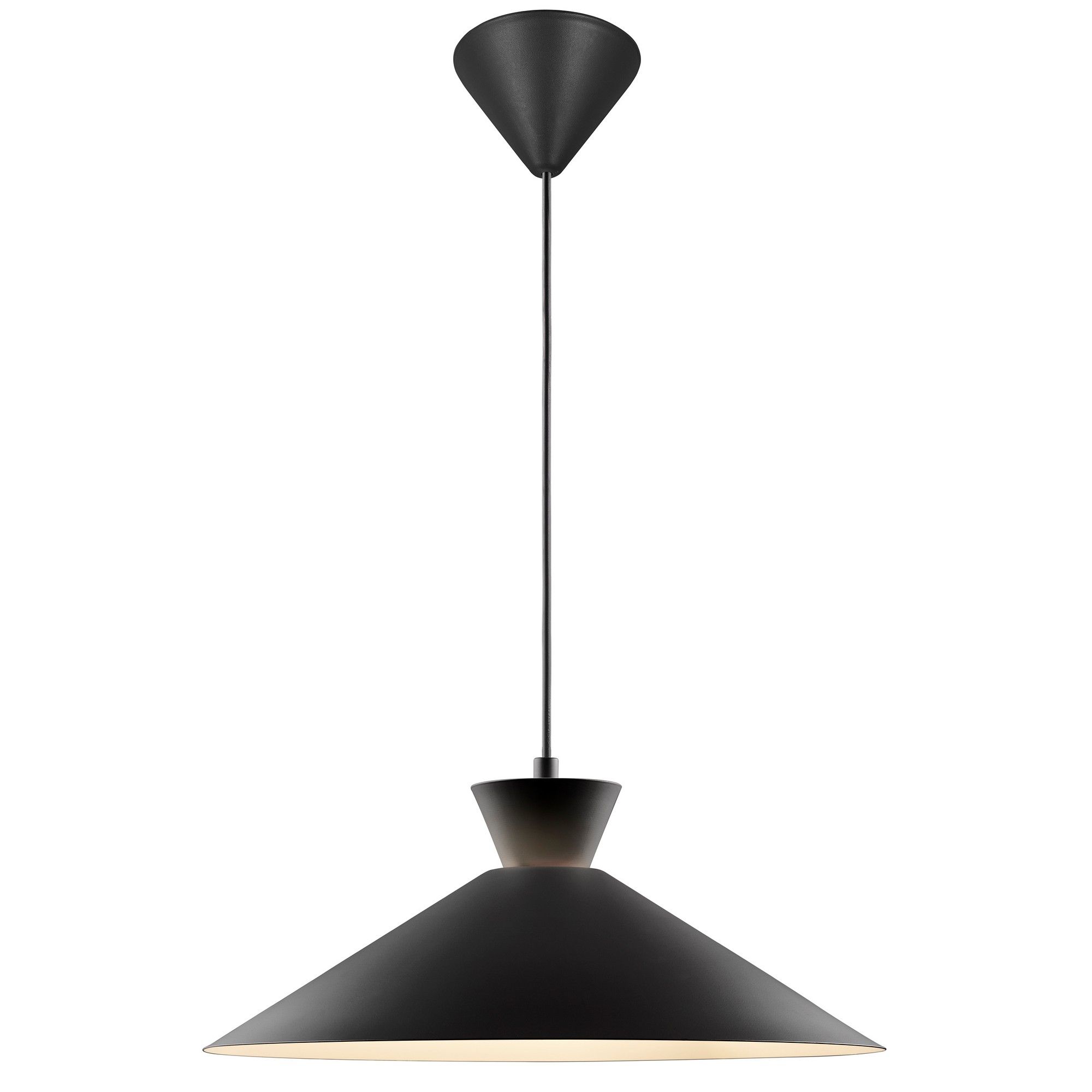 Nordlux Modern Indoor Pendant Light Black Metal E27 Retro - Mains Powered, IP20