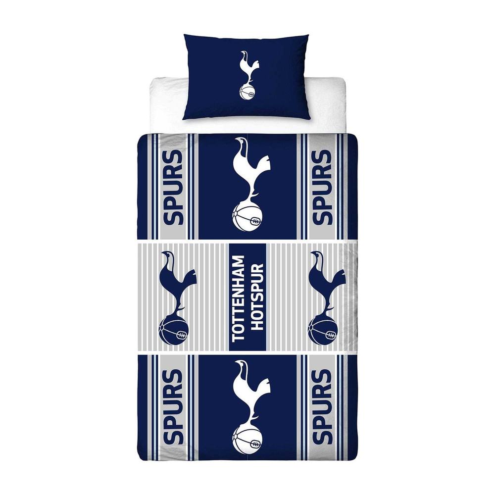 Tottenham Hotspur FC Crest Reversible Duvet Set in Navy