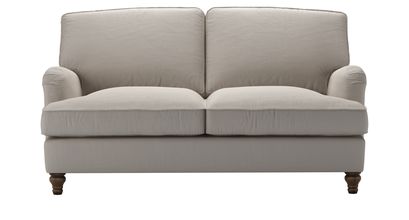 Bluebell 2 Seat Sofa Bed in Stone Brushed Linen Cotton - sofa.com