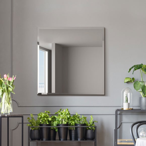 Moderni Bevelled Square Wall Mirror