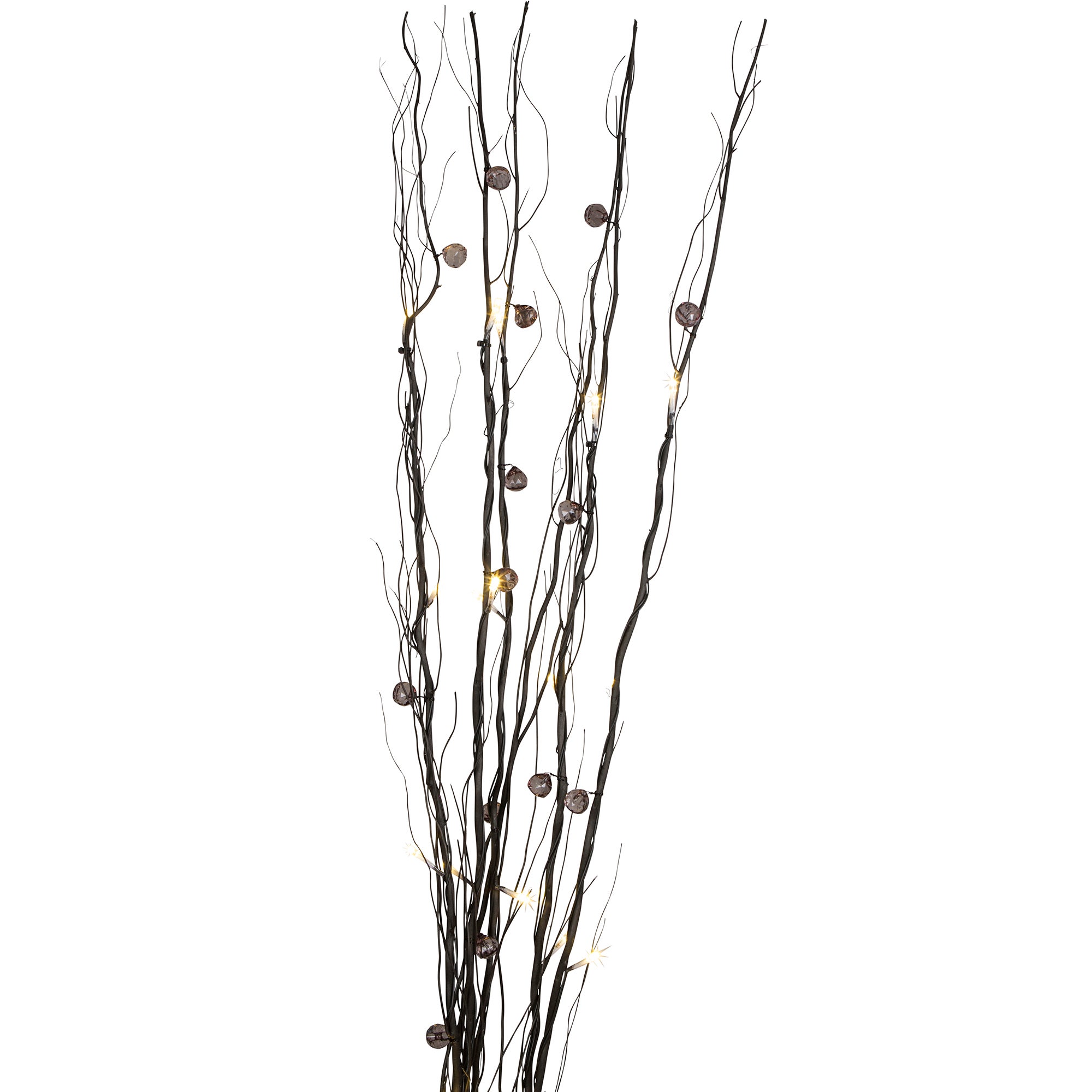 Smoke Beads Black Twig Lights Black