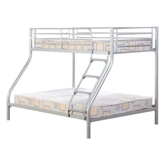 Tandi Metal Triple Sleeper Bunk Bed In Silver