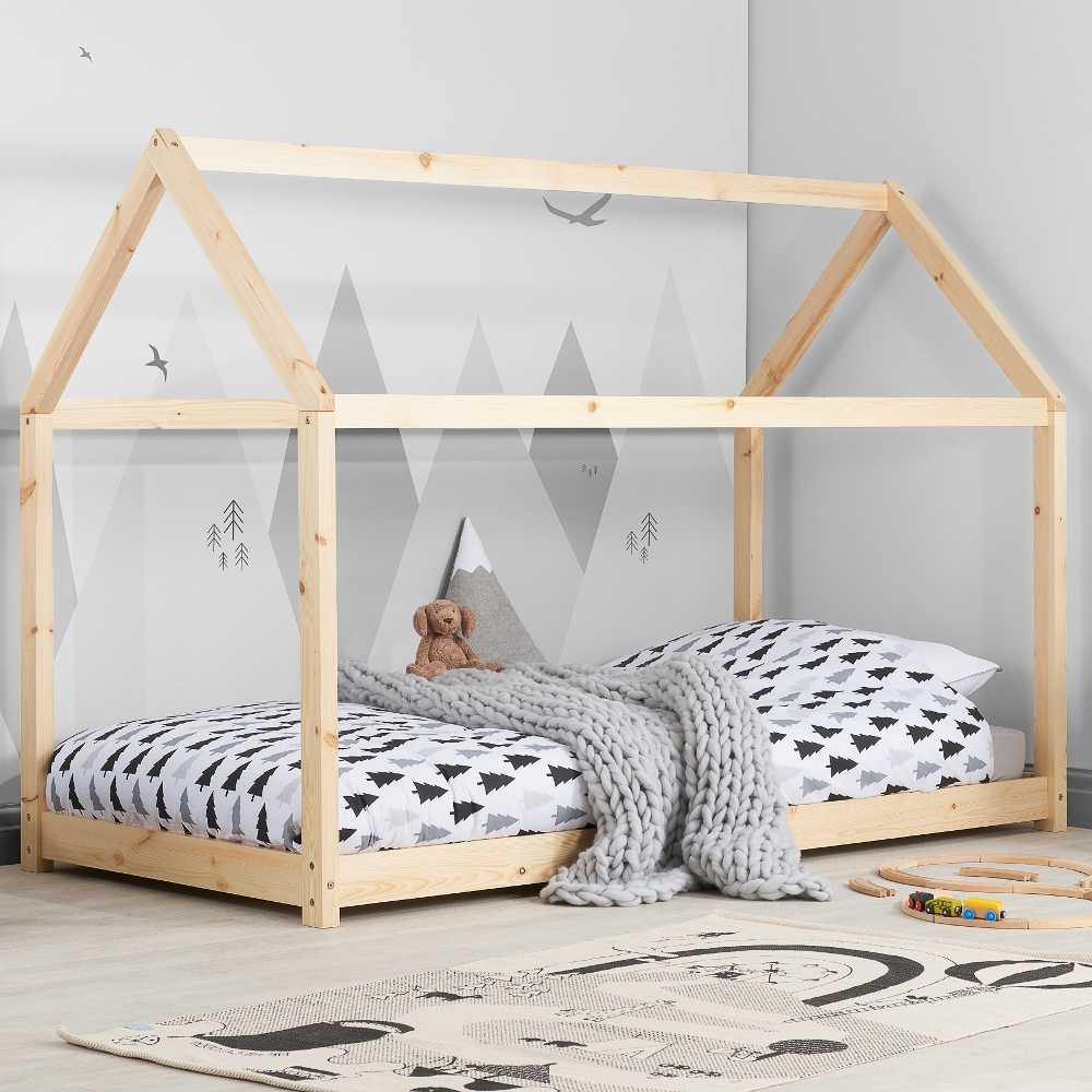 House Pine Wooden Bed Frame - 3ft Single