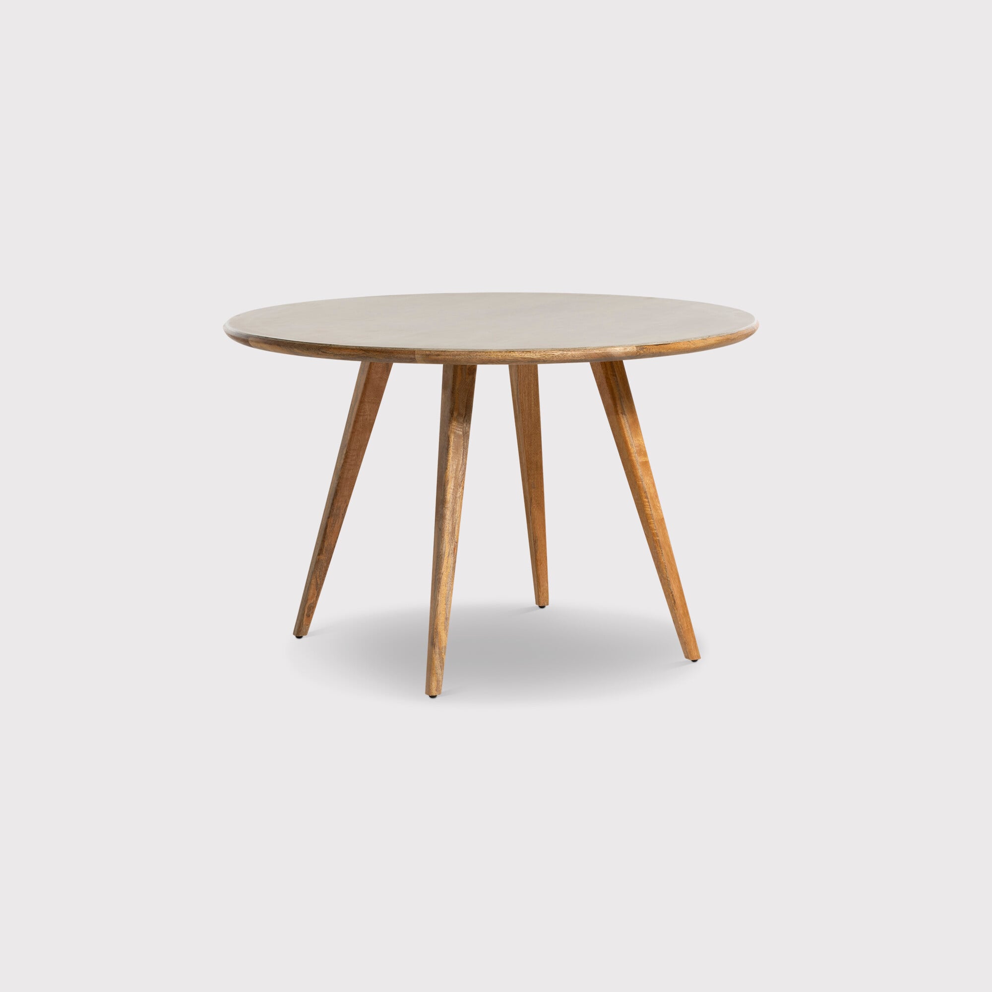 Burlington 120cm Faux Stone Round Dining Table, Round, Grey Wood | Barker & Stonehouse