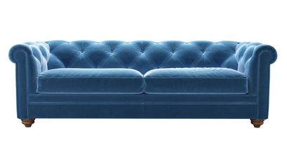 Patrick 3 Seat Sofabed in Bahama Cotton Matt Velvet - sofa.com