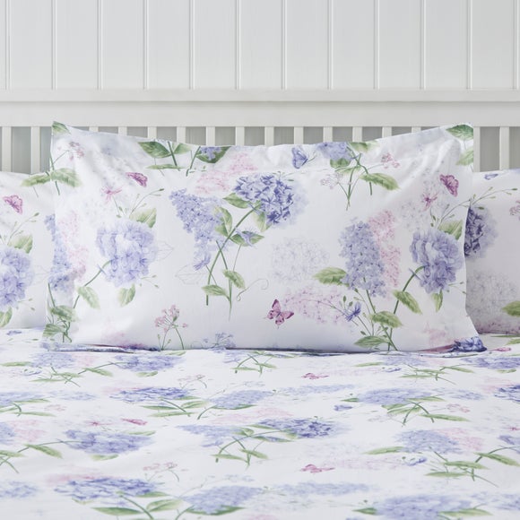 Wild Hydrangea Polycotton Oxford Pillowcase