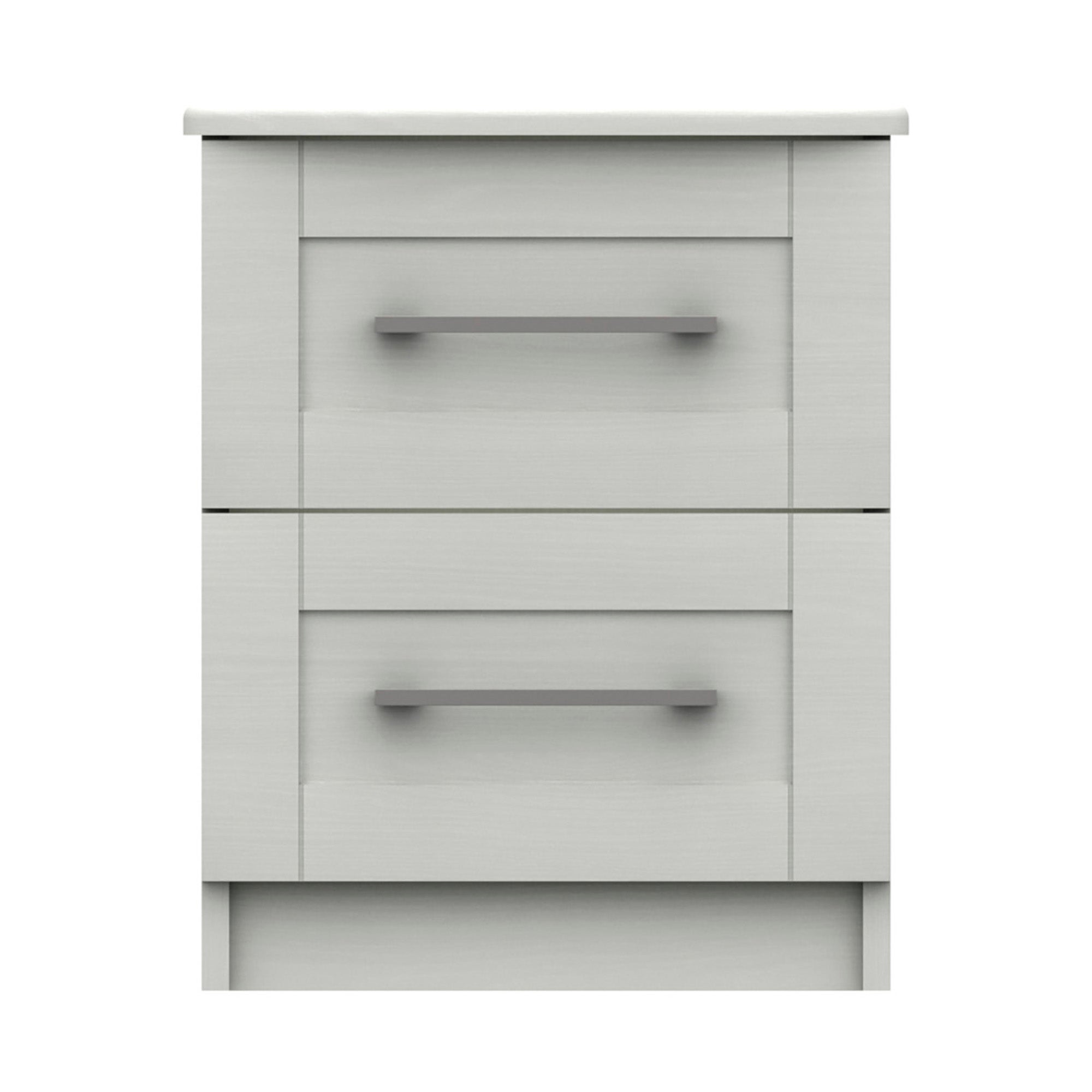 Ethan White 2 Drawer Bedside White