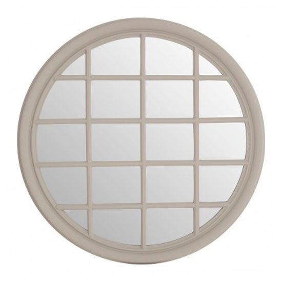 Sins Window Design Wall Bedroom Mirror In Painted Grey Frame