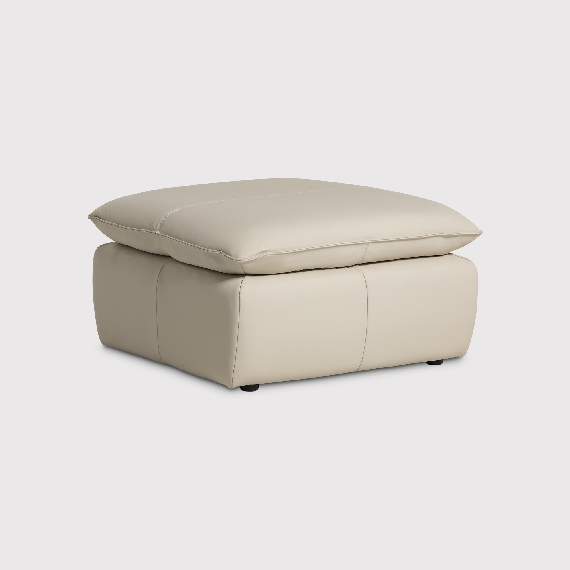 Holloway Large Ottoman Leather | Barker & Stonehouse