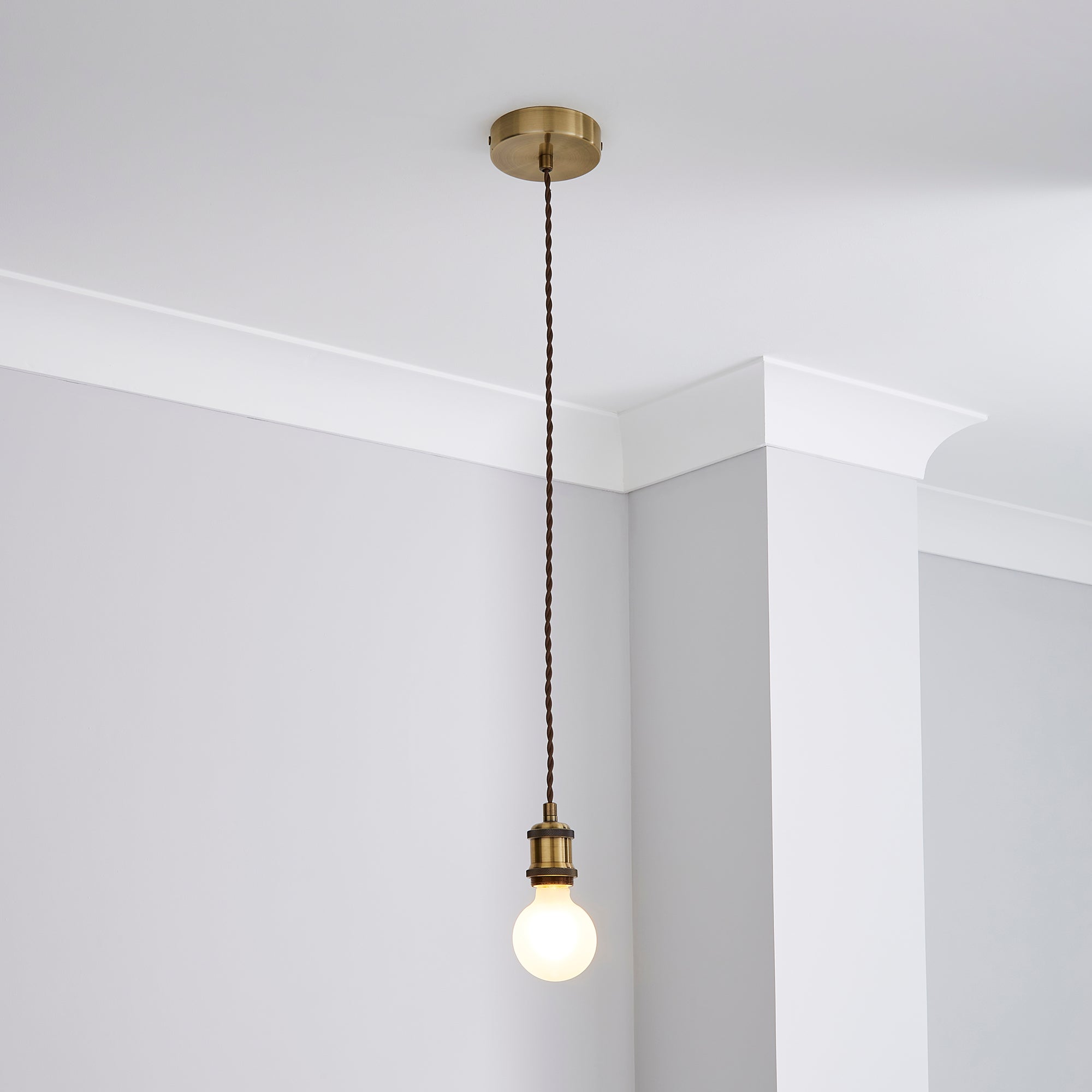 Charlie Industrial Adjustable Pendant Flex Ceiling Light Cable