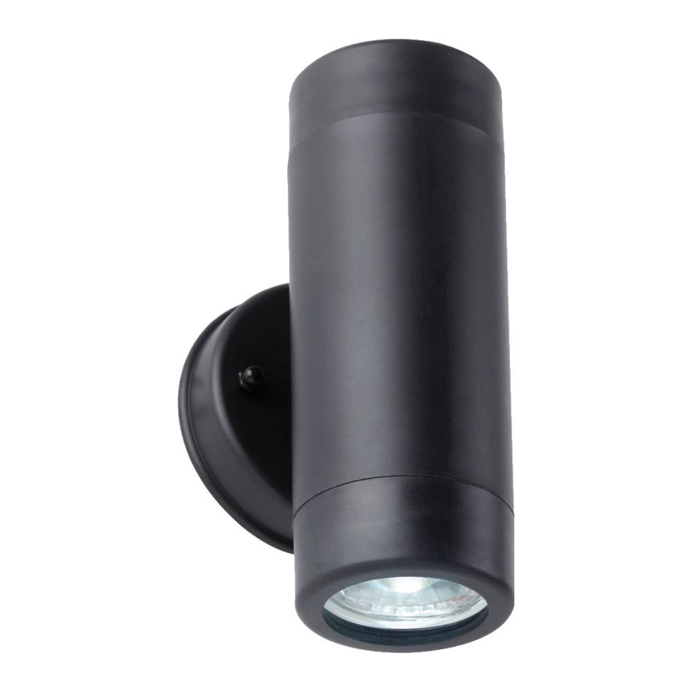 First Choice Lighting Gale - Polypropylene Coastal Black Up Down Wall Light