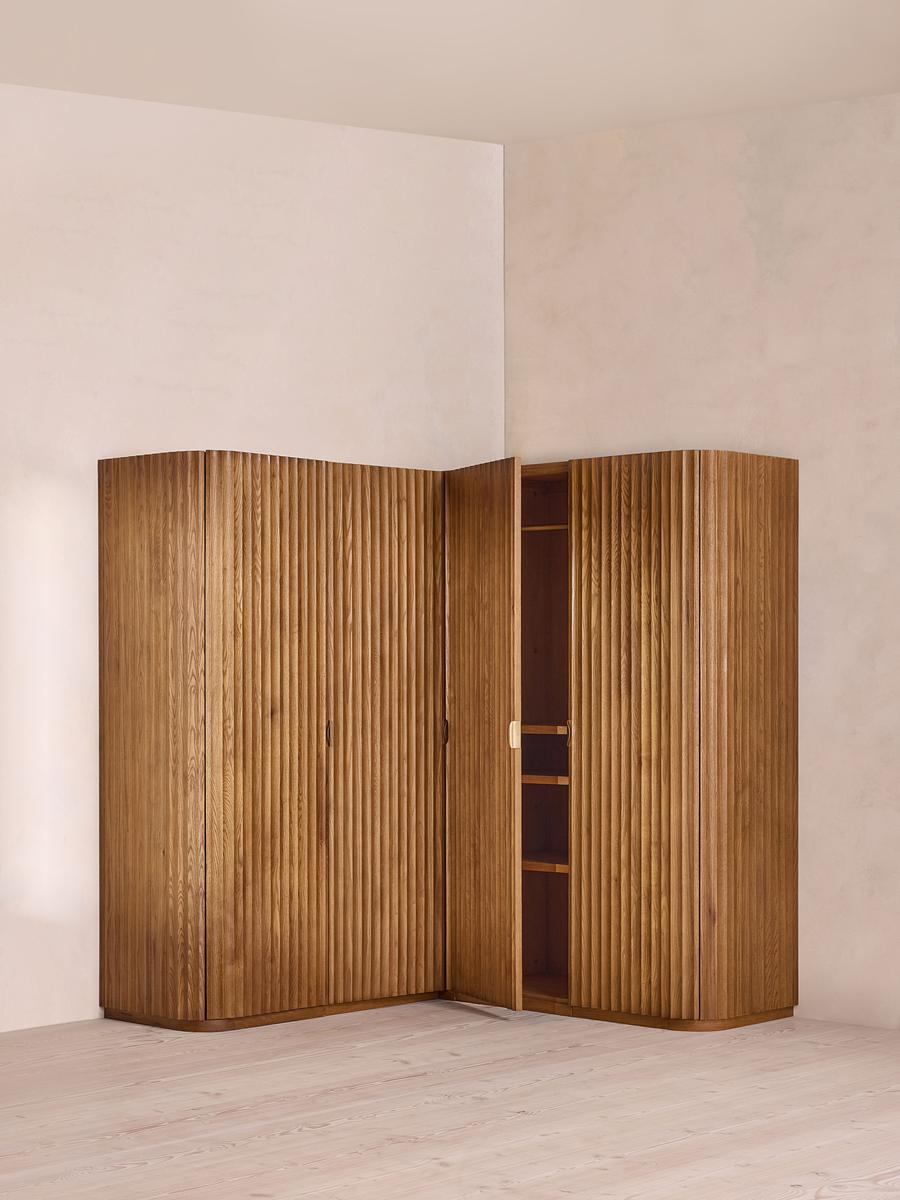 Railton Modular Corner Wardrobe, Left