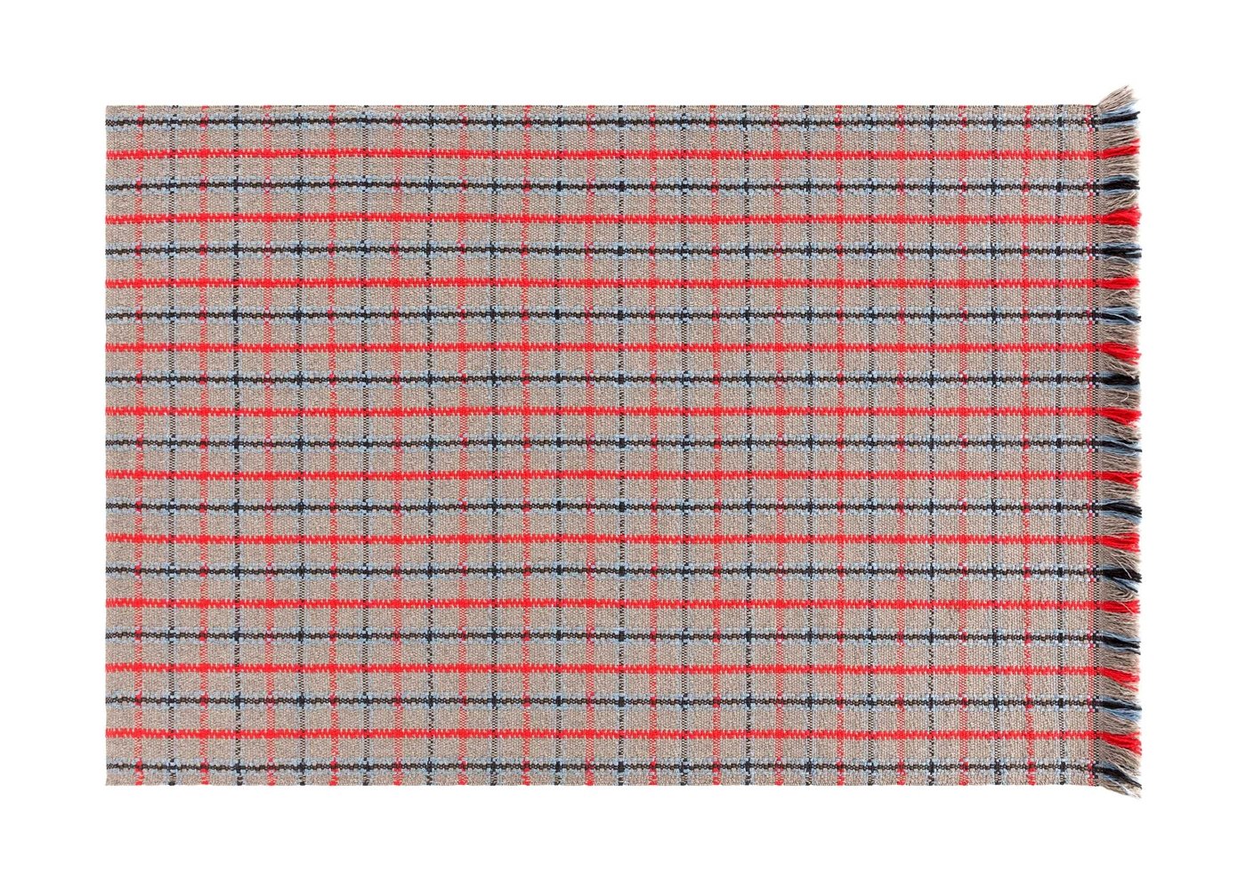 Gandia Blasco Garden Layers Rug Tartan Blue