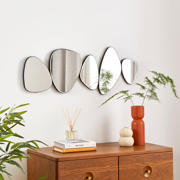 Pebble Shapes Wall Mirror