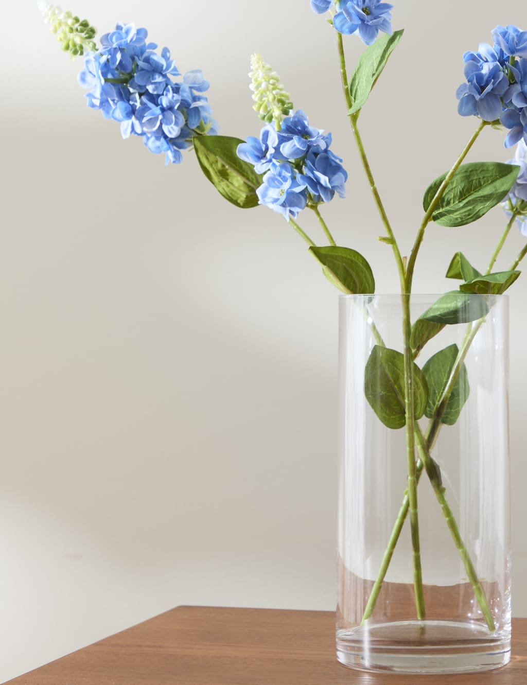 M&S Medium Cylinder Vase Clear