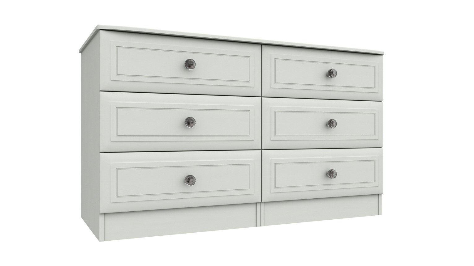 Rendlesham  3 + 3 Drawer Chest - White