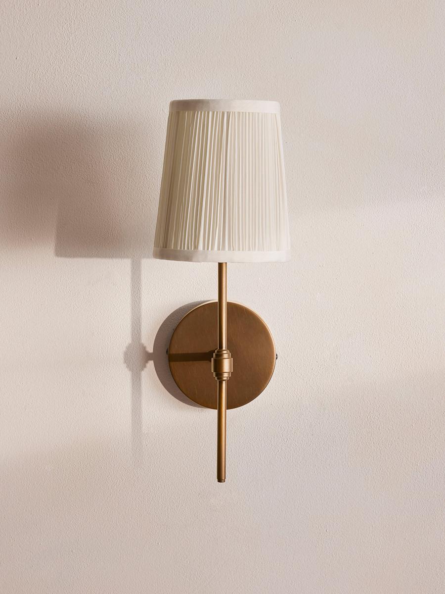 Isobella Wall Light, Antiqued Brass