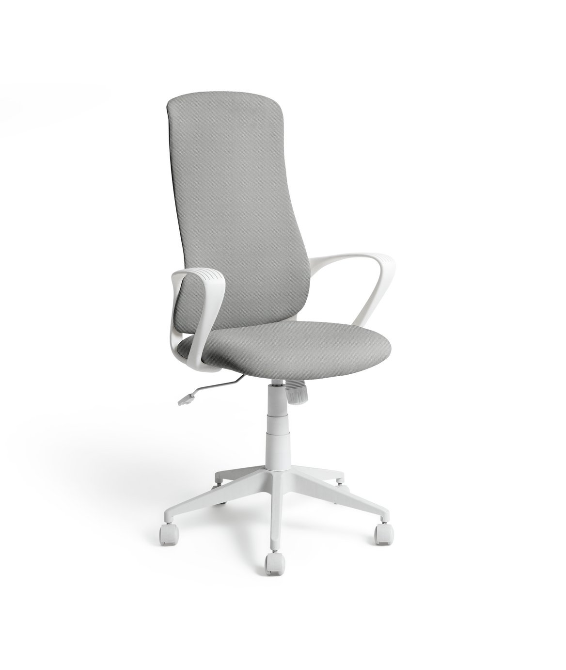 Habitat Quin Fabric Office Chair - Neutral