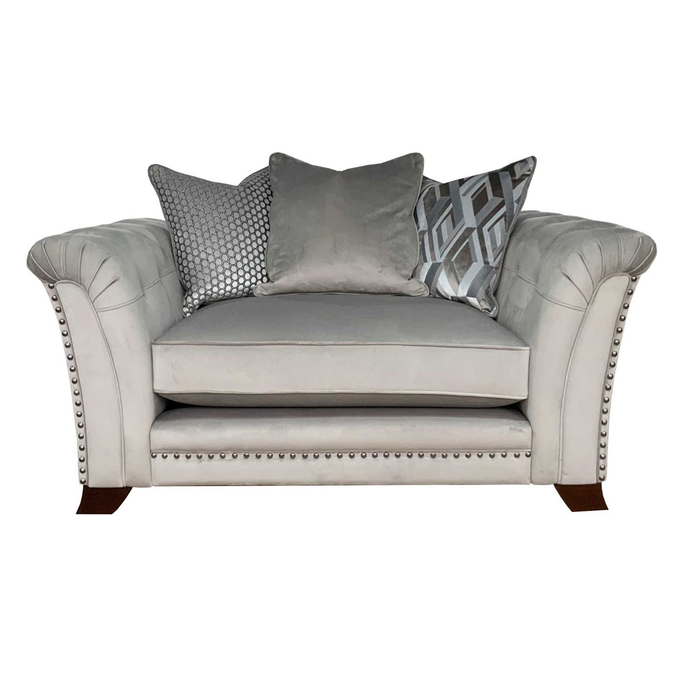 Dorsey Pillow Back Snuggle Chair
